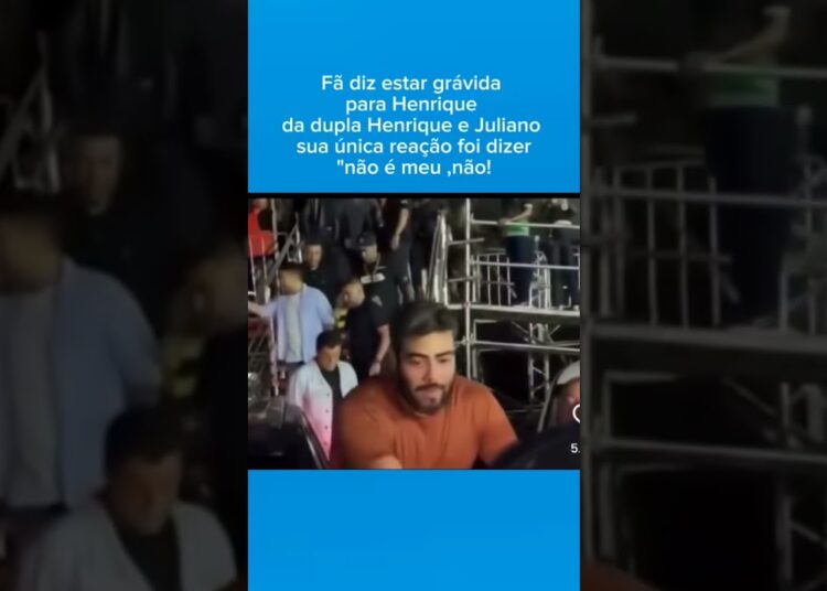 Fã de Henrique e Juliano diz estar grávida a reação do cantor viralizou #fofocas #noticias #famosos