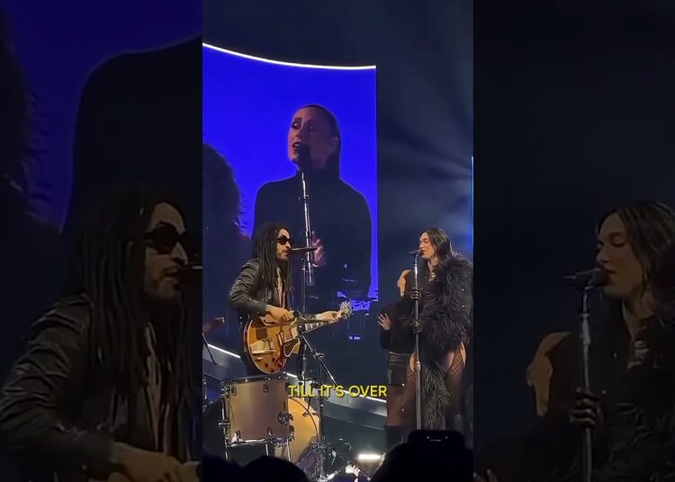 Lenny Kravitz & Dua Lipa Bring the House Down at MSG With Iconic Duet