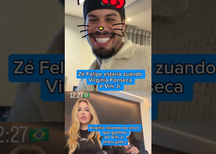 Zé Felipe zuando Vini Jr e Virgínia Fonseca #fofocas #zefelipe #virginiafonseca #anacastela #vinijr