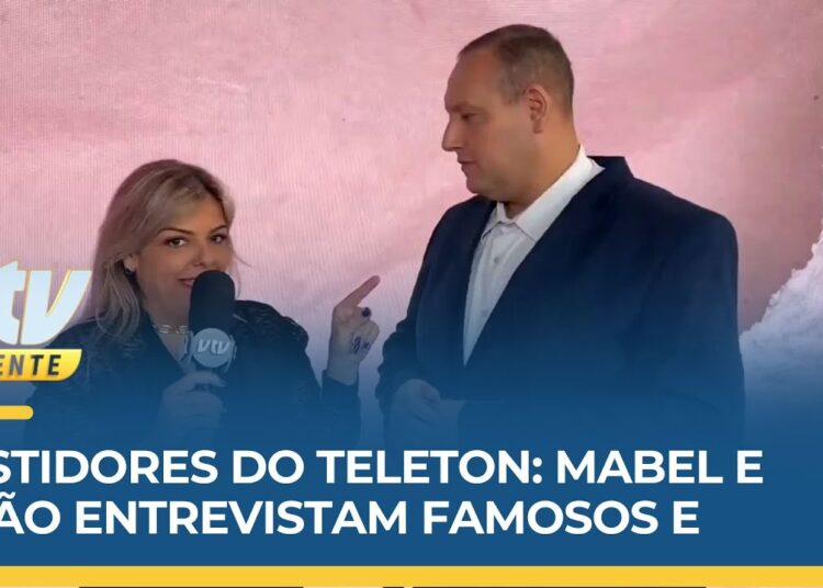 BASTIDORES DO TELETON | Mabell e Vitão entrevistam famosos | VTV da Gente | VTV da Gente