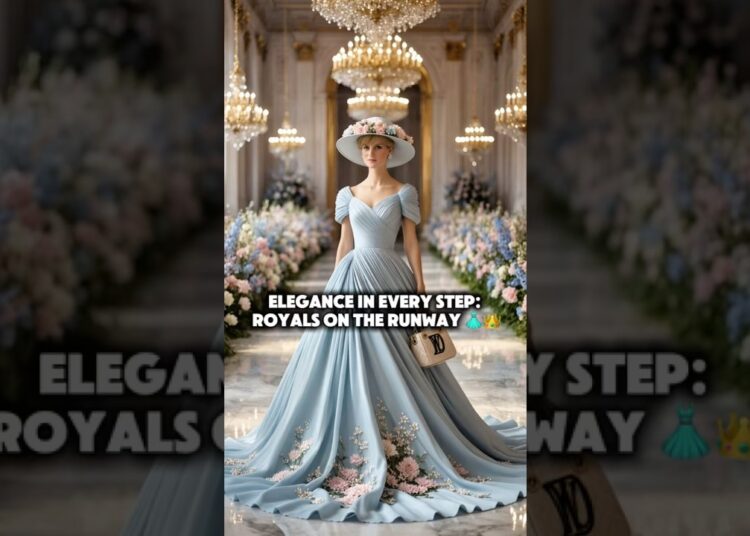 Elegance in Every Step: Royals on the Runway 👗👑 #royalelegance #royalfamily #royal  #aivideo