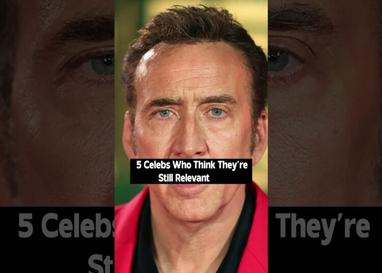 5 Celebs Who Still Think They’re Relevant — But the World Moved On!
