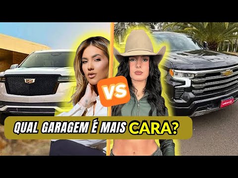 VIRGÍNIA FONSECA e ANA CASTELA DISPUTAM quem tem a garagem mais cara! E MILIONÁRIA