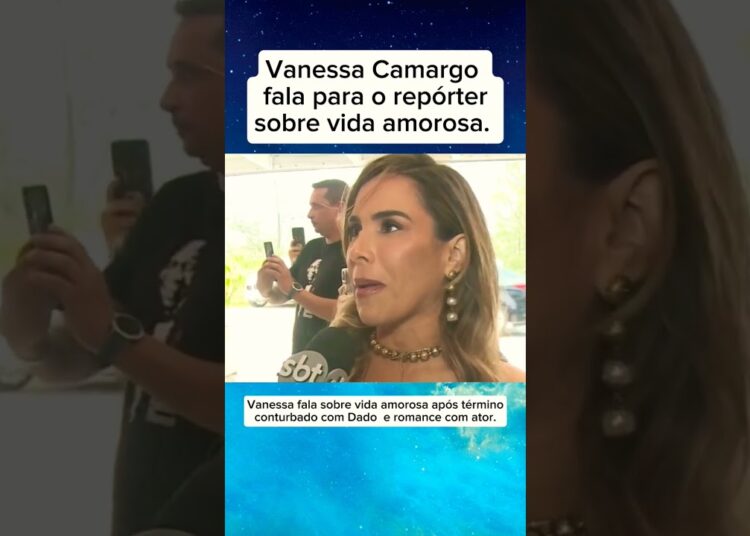 Vanessa Camargo fala para o repórtersobre vida amorosa. #noticias #fofocas