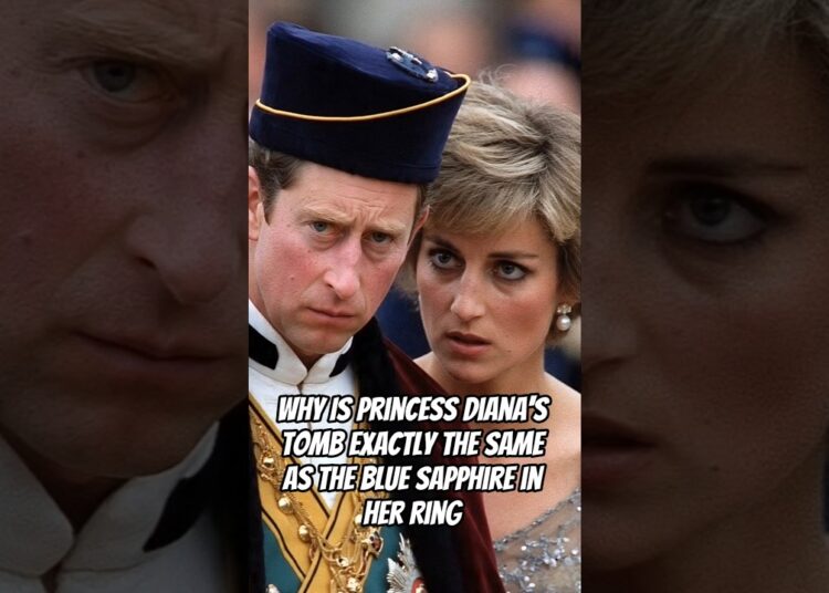 Why Is Princess Diana’s Tomb Exactly the Same as the Blue Sapphire in Her Ring #royal #diana #kate