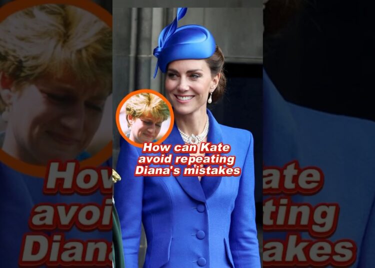 How can Kate avoid repeating Diana’s mistakes #foryou #fyp #royal #kate