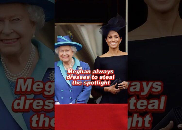 Meghan always dresses to steal the spotlight #meghan #royal #foryou #fyp