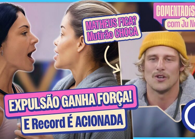 🔵URGENTE! Rayane CHORA, PEDE Expulsão de Saory  e RECORD É ACIONADA; Matheus NÃO SERÁ ELIMINADO?