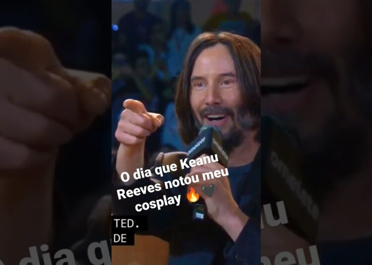 O dia que KEANU REEVES notou meu cosplay do Constantine !