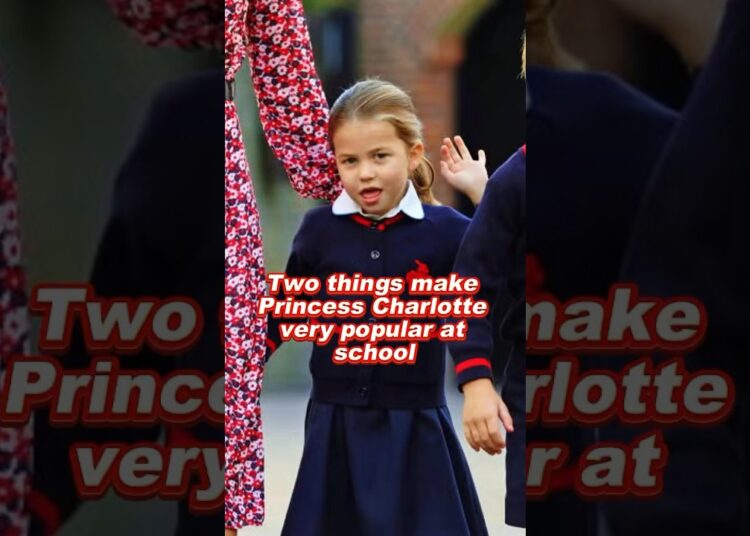 Two things make Princess Charlotte very popular at school #charlotte #royal #foryou