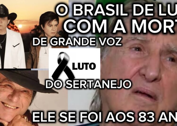 MORRE AOS 83 ANOS O CANTOR QUE ENCANTOU O BRASIL COM A MUSICA SERTANEJA RAIZ VAI FAZER MUITA FALTA
