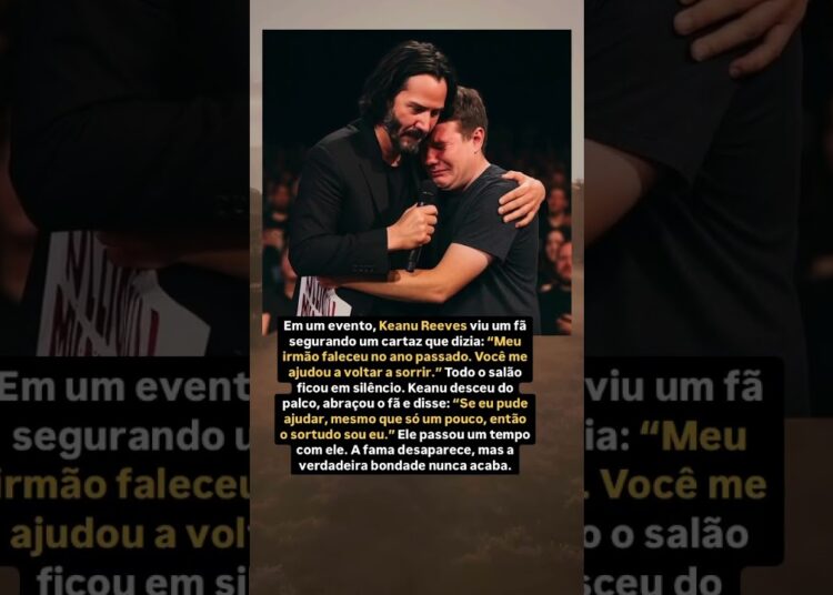 O gesto mais humano de Keanu Reeves