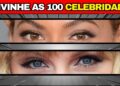 Adivinhe Quem São Só Pelos Olhos! 👀 100 Famosos | Quiz de Celebridades
