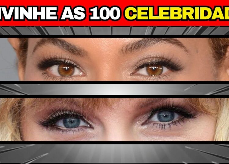 Adivinhe Quem São Só Pelos Olhos! 👀 100 Famosos | Quiz de Celebridades