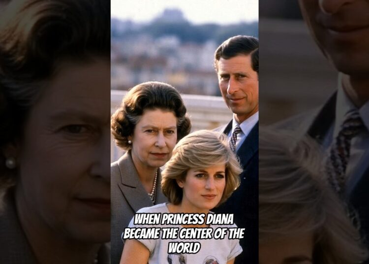 When Princess Diana Became the Center of the World #diana #royal #queenelizabeth #charles #camilla