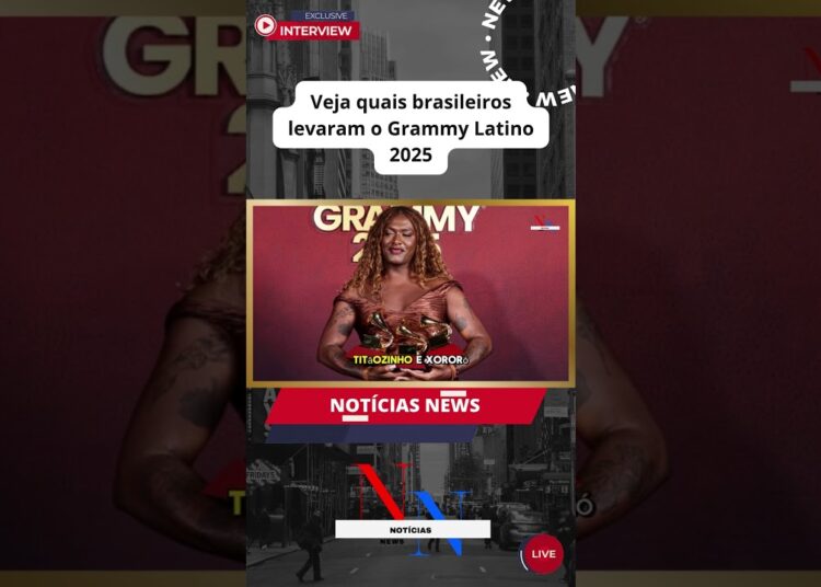 Veja quais brasileiros levaram o Grammy Latino 2025 #shorts
