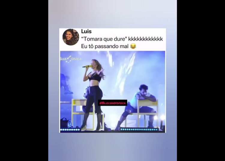 #luisasonza  reagindo a um pedido de namoro durante seu show kkkk. #fofocas #luísasonza #shorts