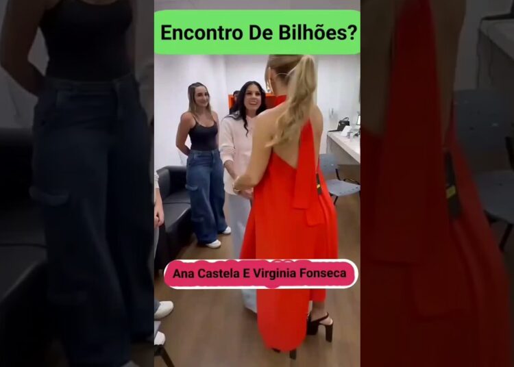 Encontro De Bilhões? Ana Castela E Virginia Fonseca #virginiafonseca #anacastela #encontros #famosos