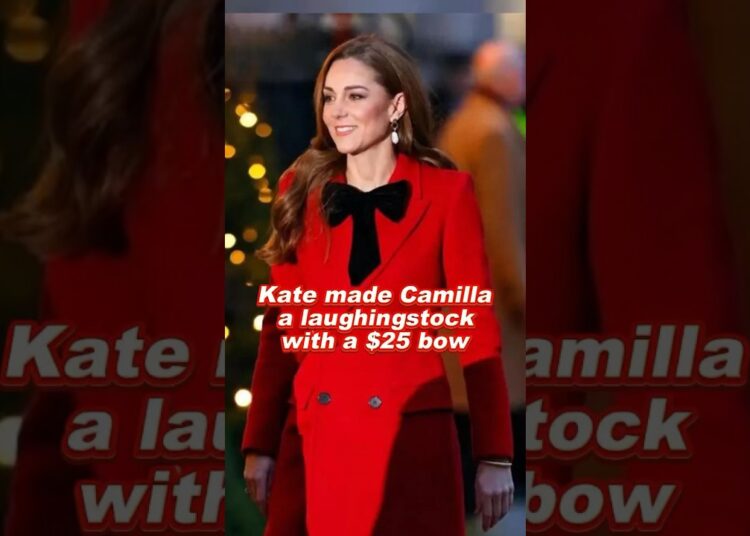 Kate made Camilla a laughingstock with a $25 bow #foryou #fyp #royal #kate