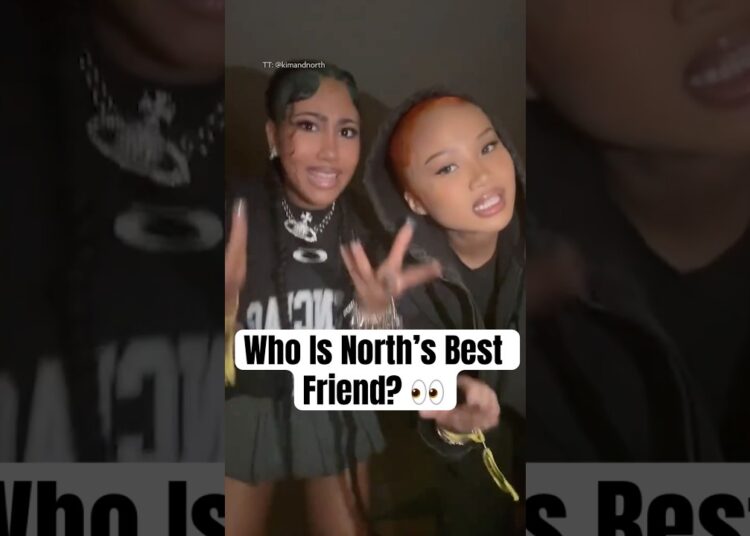 Who Is North’s Best Friend? #shorts #NorthWest #nailart