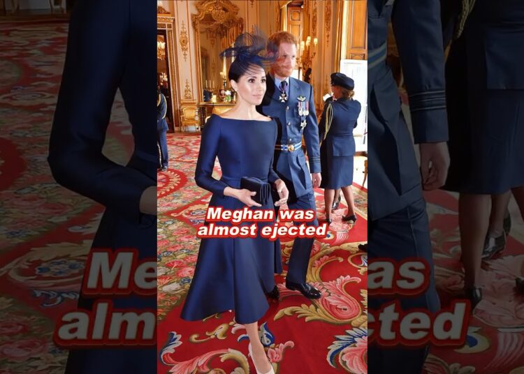 Meghan was almost ejected #meghan #royal #foryou #fyp