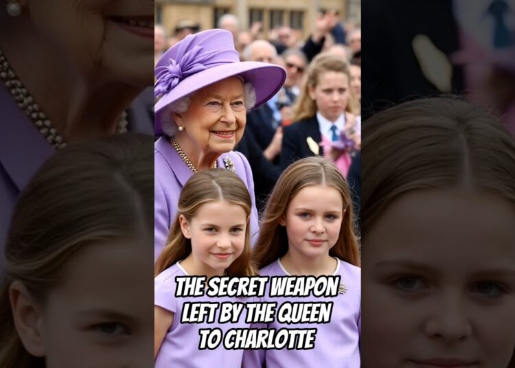 The secret weapon left by the Queen to Charlotte #royalfamily #charlotte #kate #camilla #royal #anne