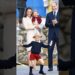 George dances so cool even Louis approves#royal #princelouis #princegeorge #dance #royalfamily
