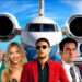 OS AVIÕES DE 29 FAMOSOS BRASILEIROS EM 2024