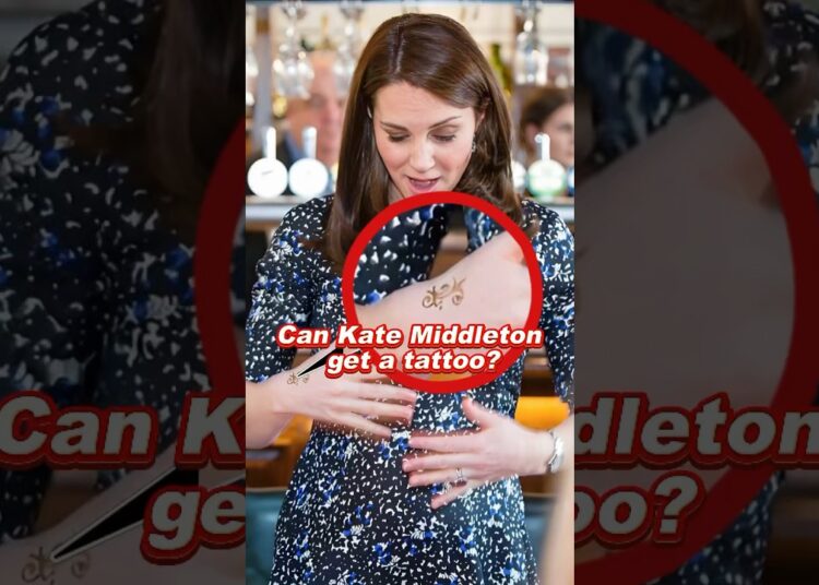 Can Kate Middleton have a tattoo?  #kate #william #royal #prinzessin
