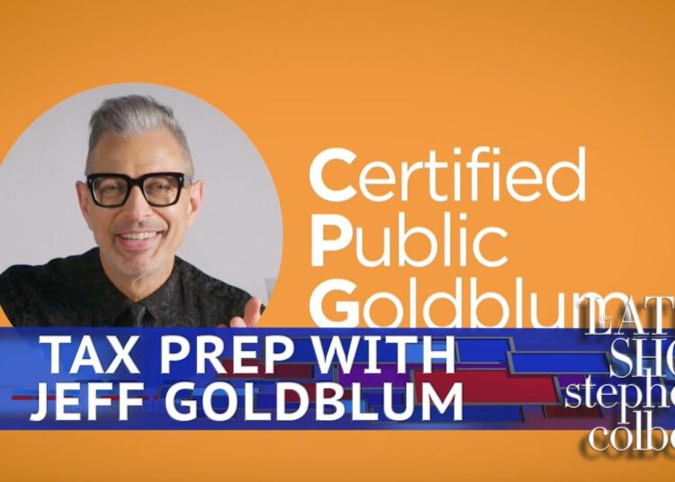 Let Jeff Goldblum Do Your Taxes