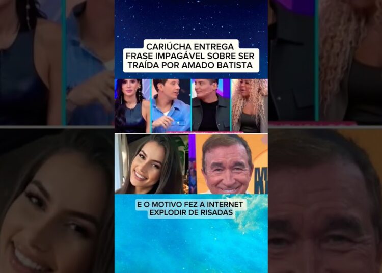 CARIÚCHA ENTREGA FRASE IMPAGÁVEL SOBRE SER TRAÍDA POR AMADO BATISTA #fofocas #noticias