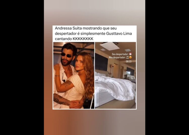 Eu já abriria logo uma cerveja de manhã KKKKKKKKKkkk. #gustavolima #andressasuita #fofocas #shorts