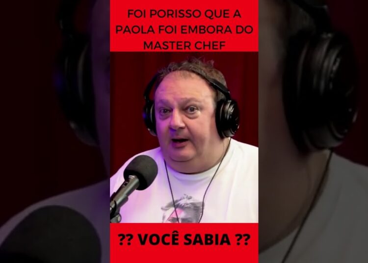 foi por isso que a Paola Carosella deixou o master chef Brasil sabia? #masterchef #jacquin #paola
