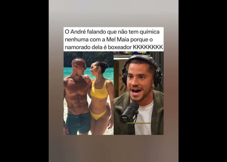 ele com medo do namorado da #melmaia kkkkk #osdonosdojogo #fofocas #podpah