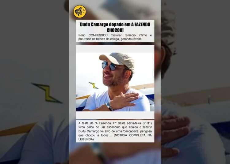 Dudu Camargo dopado em A FAZENDA CHOCOU!