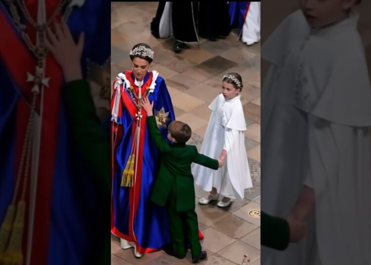 Hero Prince Louis, Runs to Save Mummy from dragon fire #royal #katemiddleton