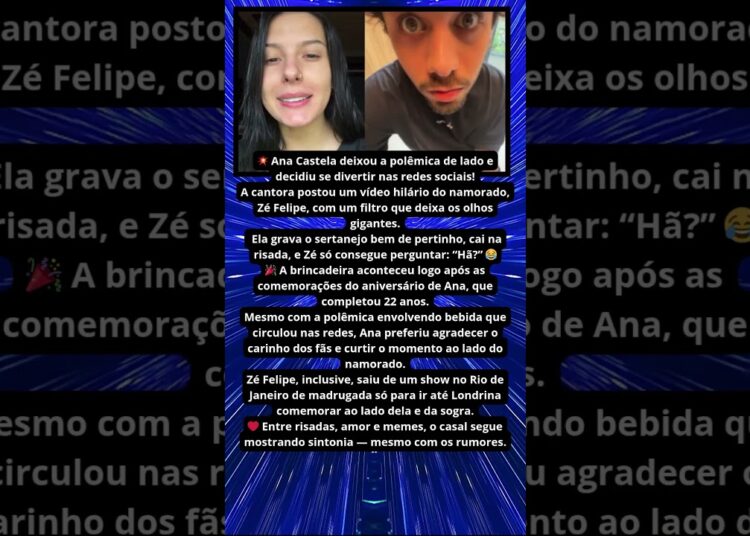 ANA CASTELA IGNORA POLÊMICA E SURPREENDE