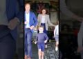 Wow Family Outing! Prince and princess of Wales and their children rushing out of the plane #royal