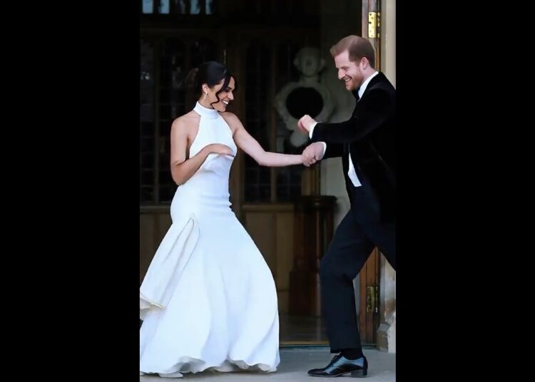 Harry and Meghan dance with pure elegance#royal #princeharry #meghanmarkle #dance #royalfamily