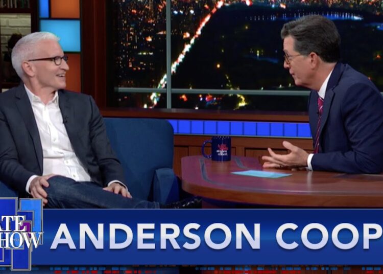 “Where’s The Dad Bod?” Colbert Grills Anderson Cooper Before His Second Father’s Day