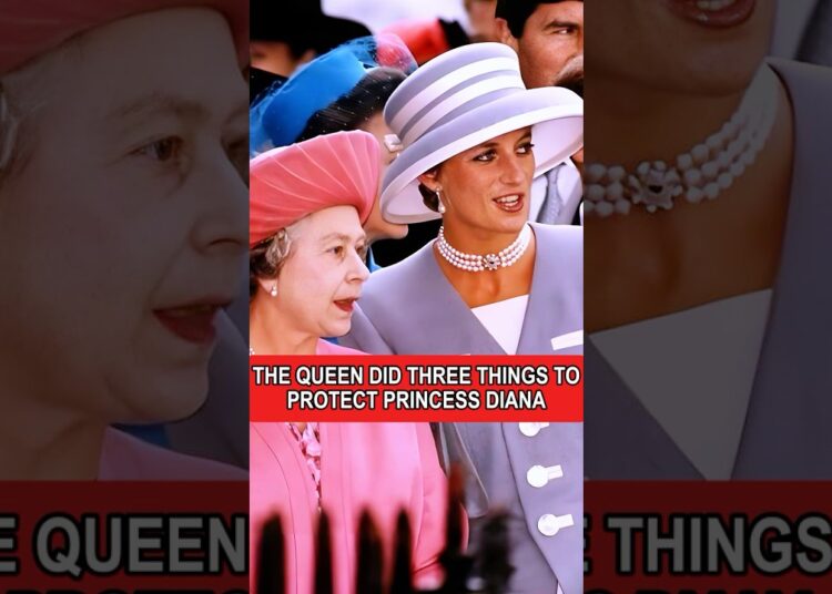Queen Elizabeth II did 3 things protect Princess Diana#royal#Queen Elizabeth #Princess Diana