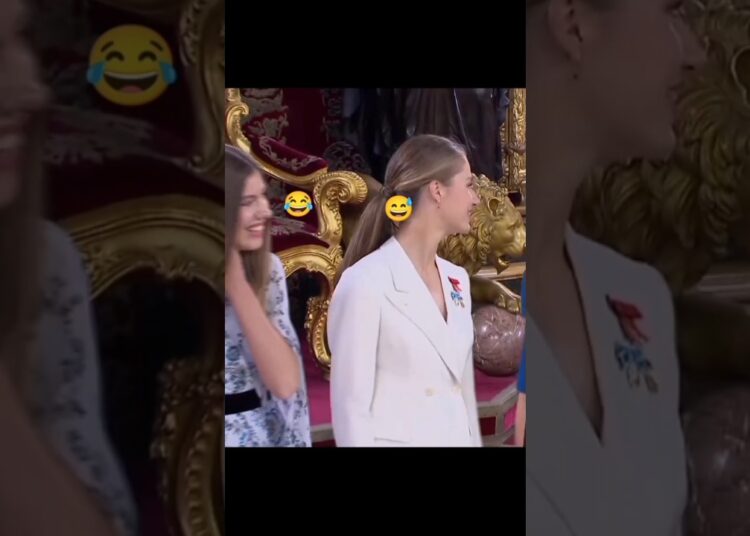 Sofia always brings more✨ laughter than Leonor#royal#leonor#sofia#queen#newshort.