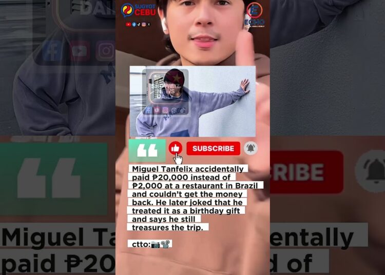 Miguel Tanfelix Scammed in Brazil? Lost ₱20K by Mistake!#CelebrityNews #TravelStory #Viral