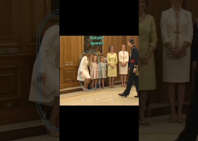 Little Princess Leonor has so ✨many questions in her mind #royal#leonor#sofia#kingfelipe#newshort.