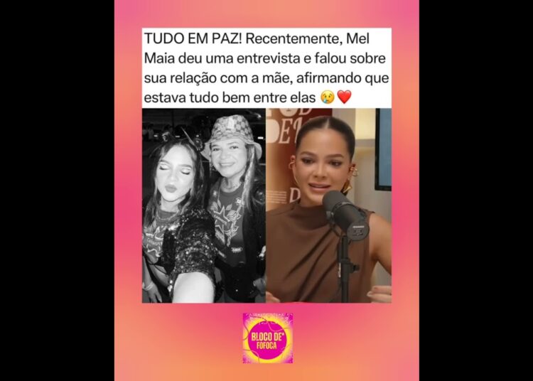 Ela sendo grata pela mãe sempre acreditar nela 🥹❤️#melmaia #fofocas