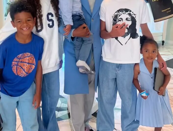 A filha de Mariah Carey, Monroe, aparentemente obscurece os outros filhos do pai Nick Cannon