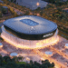 Uma vista aérea da arena K-pop no K-Culture Valley em Goyang, província de Gyeonggi. (Província de Gyeonggi)