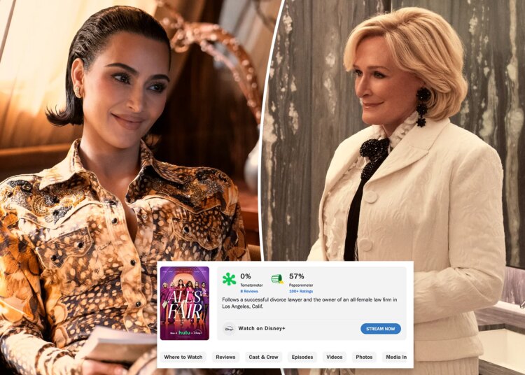 'All's Fair' de Kim Kardashian é um desastre de trem - Sarah Paulson e Glenn Close não ajudam