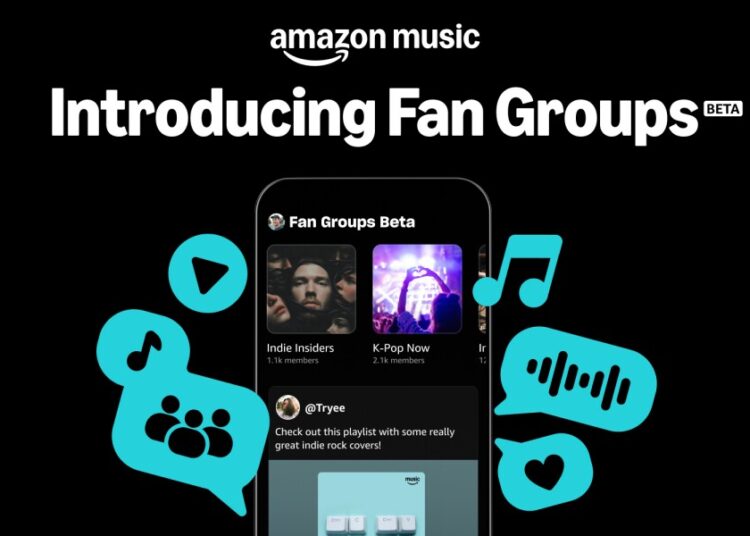 Amazon Music apresenta grupos de fãs, criando comunidades para os fãs descobrirem, compartilharem e discutirem música