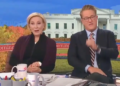 Apresentador de 'Morning Show' acidentalmente deixa cair bomba F no segmento Trump
